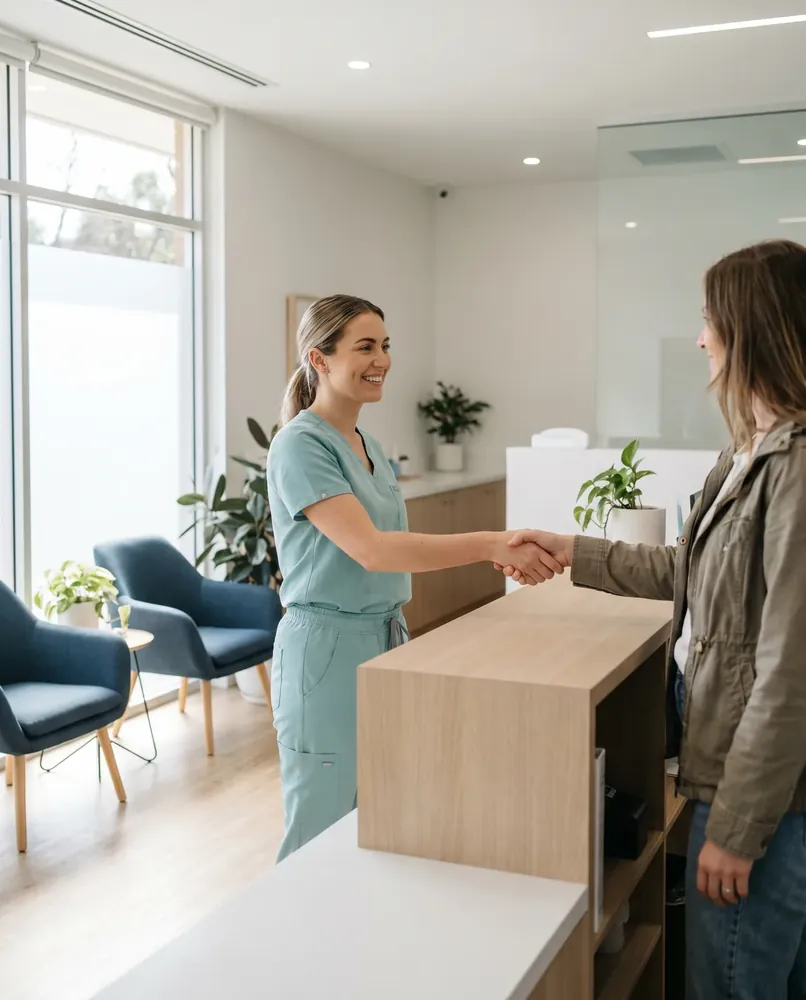 A warm welcome for new patients at St. Clair Family Dentistry