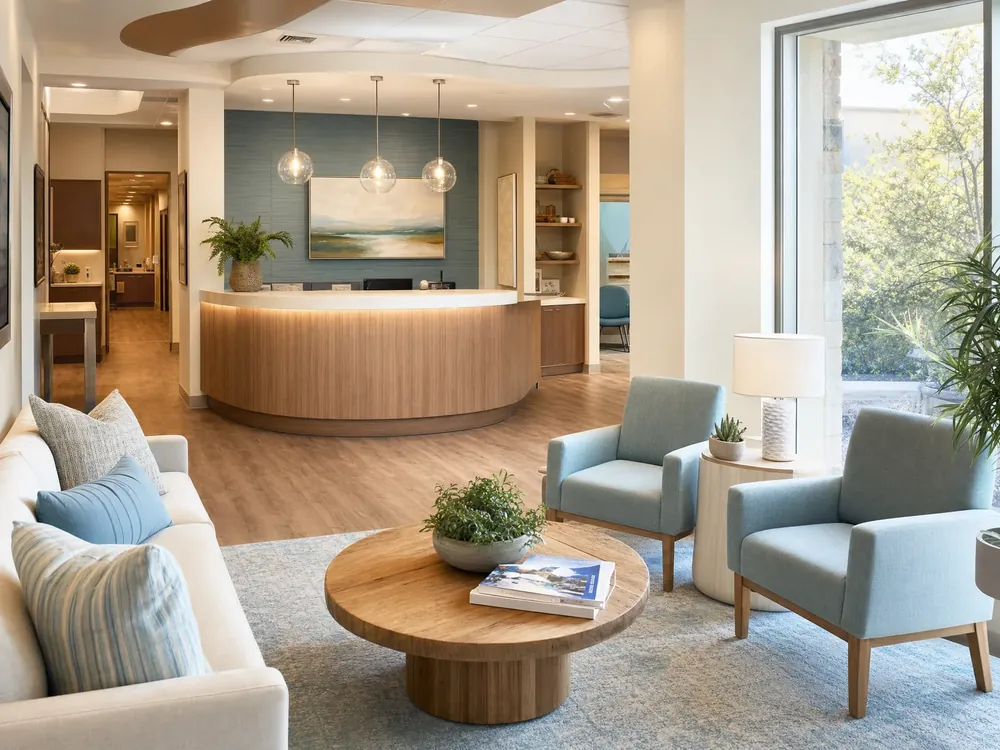 The calm, welcoming interior of our St. Clair dental office